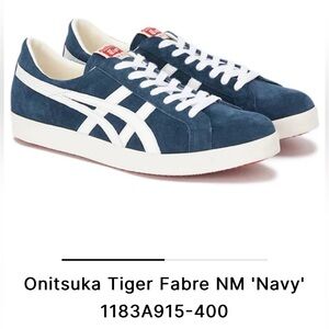 (Unisex) Onitsuka Tiger NIPPON MADE Navy/White FABRE NM